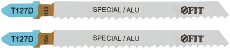 Полотно по металлу полимерным и эпоксидным материалам HSS 100/74/3мм (T127D) фрезерованные зубья (уп.2шт) FIT 40976