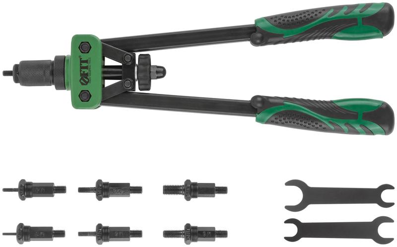 Заклепочник силовой двуручный профи для резьбовых заклепокм 3-М10 (350мм) FIT 32068