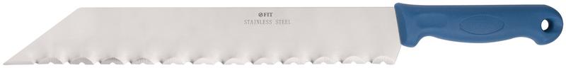 Нож для резки теплоизоляционных плит лезвие 340х50мм нерж. сталь пластиковая ручка FIT 10637