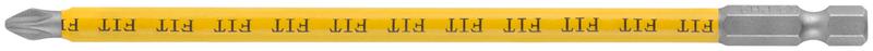 Набор бит кованые сталь S2 односторонние 150мм PH2 профи блистер (уп.2шт) FIT 57510