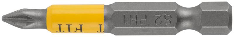 Набор бит кованые сталь S2 односторонние 50мм PH1 профи блистер (уп.10шт) FIT 57524