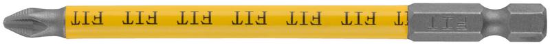 Набор бит кованые сталь S2 односторонние 100мм PH2 профи блистер (уп.10шт) FIT 57529