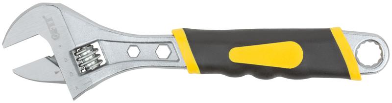 Ключ разводной "Старт" ПВХ накладка на ручку 250мм 30мм FIT 70148