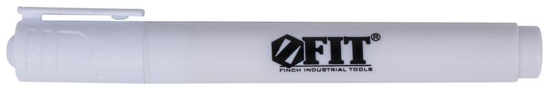 Маркер строительный с жидким красящим составом 147х15мм бел. FIT 04338