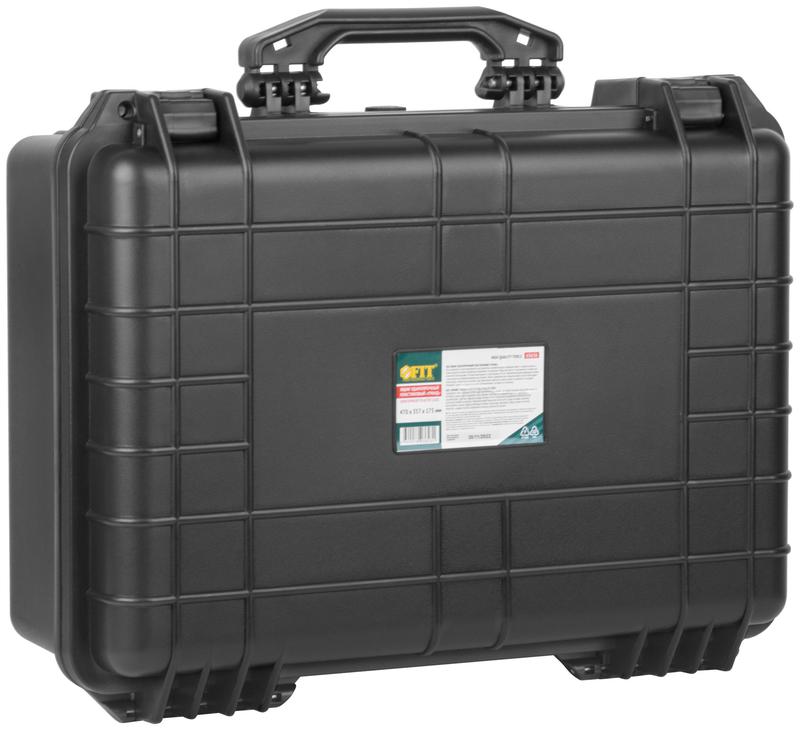 Ящик для инструмента "Гранд" пластиковый ударопрочный 470х357х175мм FIT 65636