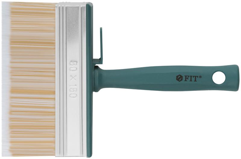 Макловица искусственная светлая щетина пластиковый корпус полая ручка "мини" 50х150мм FIT 01640