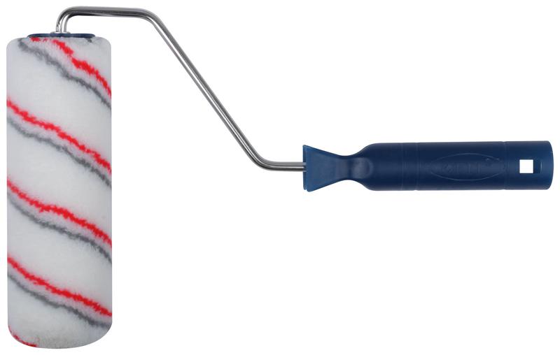 Валик полиакриловый со спиральными полосами каркасн.сист. диам.40/64мм ворс 12мм 180мм бел. FIT 02111