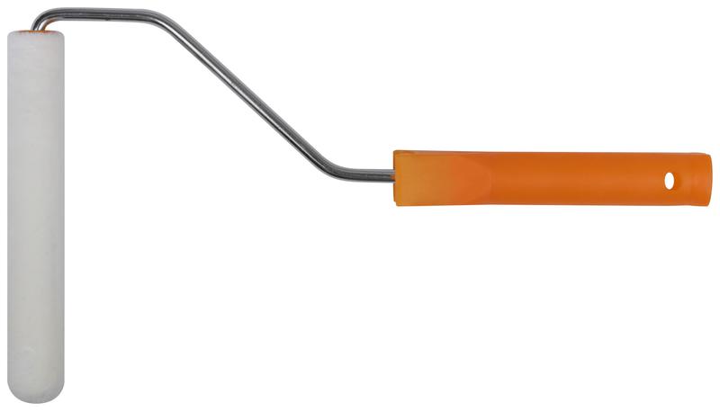 Валик велюровый "мини" диам. 15/23мм ворс 4мм длина ручки 300мм 150мм FIT 02654