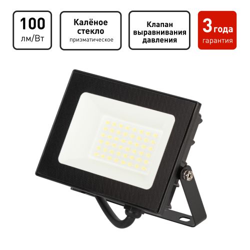 Прожектор светодиодный PRO LPR-062-0-65K-030 30Вт 6500К 3000лм IP65 призма Эра Б0064687