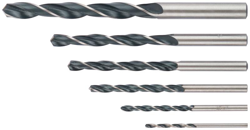 Набор сверл по металлу HSS черненых 6шт ( 2-3-4-5-6-8мм) FIT 33853