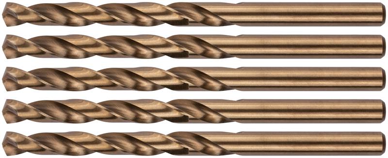 Сверло по металлу HSS с добавкой кобальта 5% Профи 6.5мм (уп.5шт) FIT 33965