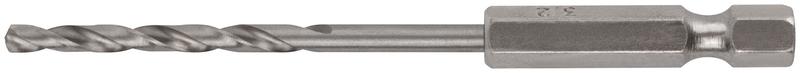 Сверло HSS по металлуполированное U-хвостовик под биту инд. упаковка 3.2мм FIT 34032