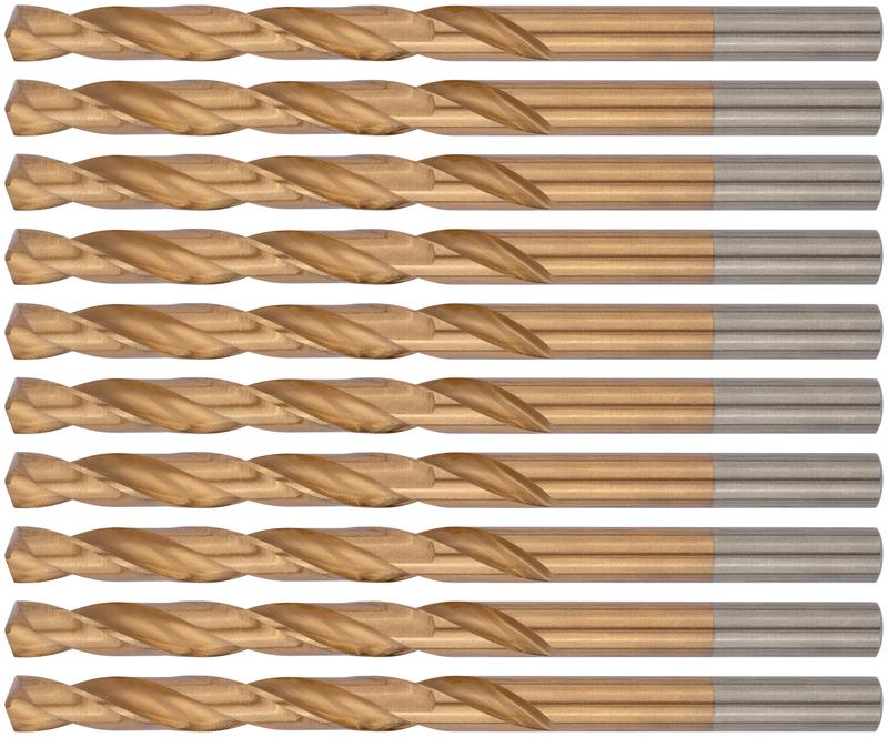 Сверло HSS по металлу титановое покрытие 6.5мм (уп.10шт) FIT 34165