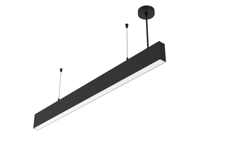 Светильник светодиодный Angusta High 1753х35х90 35Вт 4000К IP40 подвесной RAL9005 черн. муар рассеив. опал диммер DALI VARTON V1-R0-90543-30D01-4003540