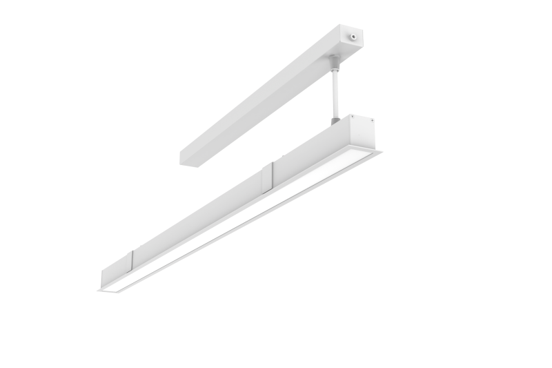 Светильник светодиодный Angusta Intus 30Вт 3000К IP40 встраив. аварийный автономный постоянного действия рассеив. опал VARTON V1-R0-0X242-10A00-4003030