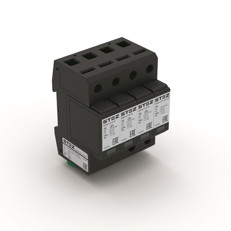 Устройство защиты от импульсных напряжений класса 2 3 фазы PEN АвИмп-II-3.0-385VF/80-С СТЭЗ 40021002