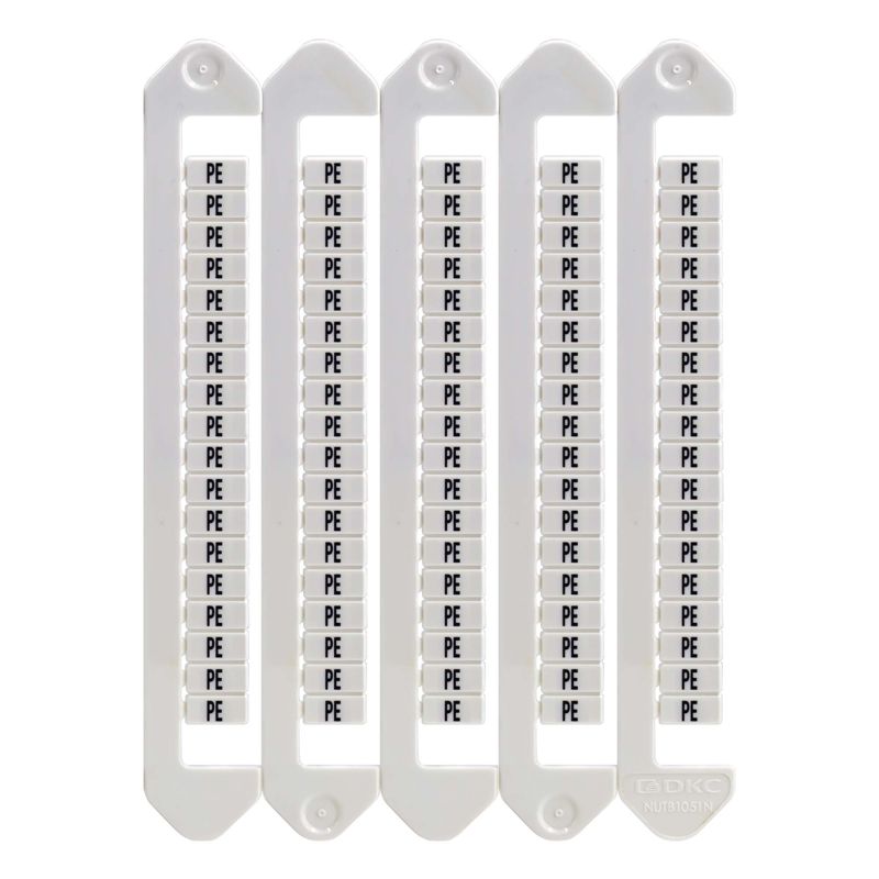 Маркировка для клемм ширина 5мм символ "L" вертикалная ориентация DKC NUTB-5-LV