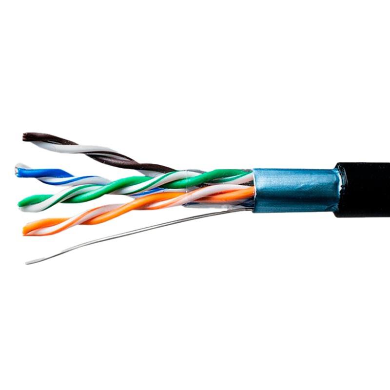 Кабель витая пара FTP кат.5e 4х2х0.64 Cu PE Outdoor Long Ethernet 500м (м) (RUS) SUPRLAN 01-1040-1