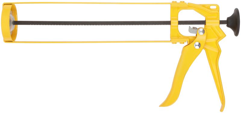 Пистолет для герметика 225мм скелетный усиленный магнитный спуск FIT 14227