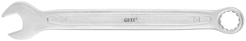 Ключ комбинированный усиленный "Гранд" CrV холодный штамп 10мм FIT 63280