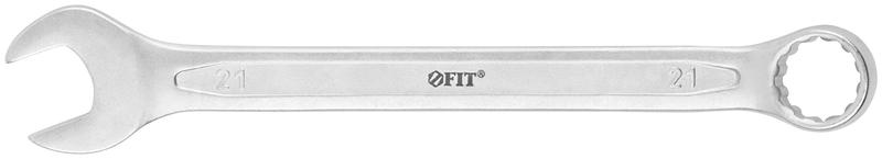 Ключ комбинированный усиленный "Гранд" CrV холодный штамп 21мм FIT 63291