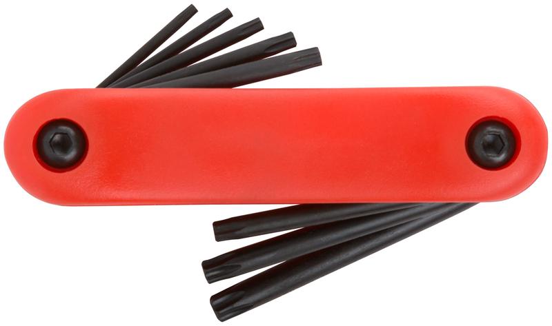 Ключ "звездочки" 8шт CrV Т9-Т40 складные FIT 64015