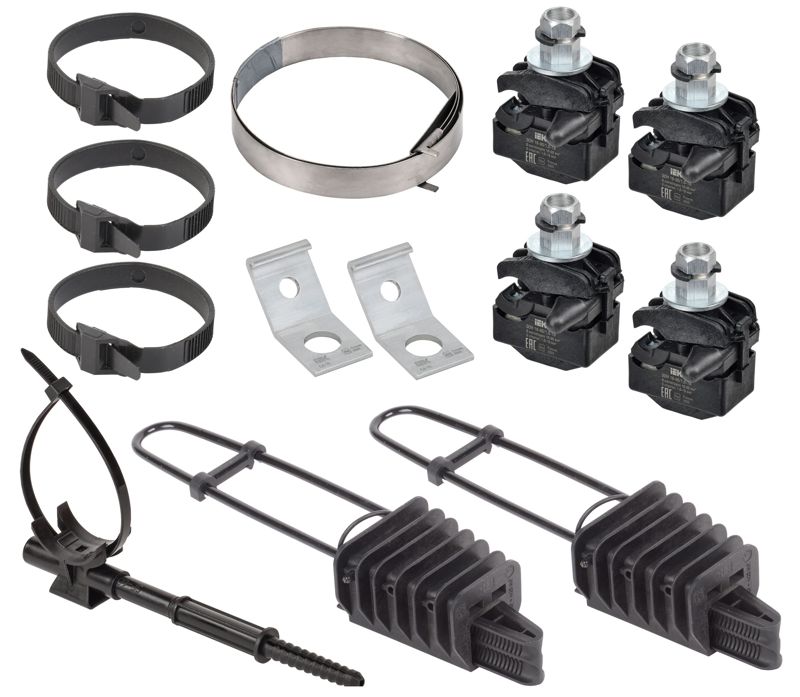 Комплект для подключения абонентов АСИП 1ф IEK UAP10-1-95-16-1-U