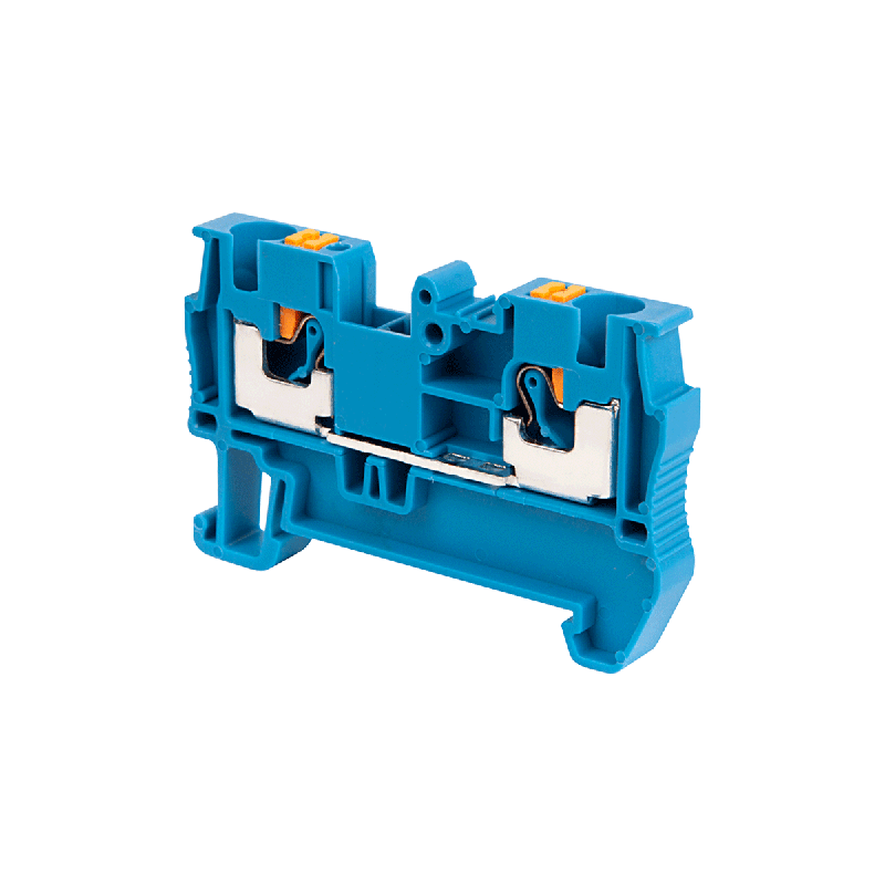 Клемма push-in проходная 4кв.мм син. MTP-4BL ОВЕН 136794