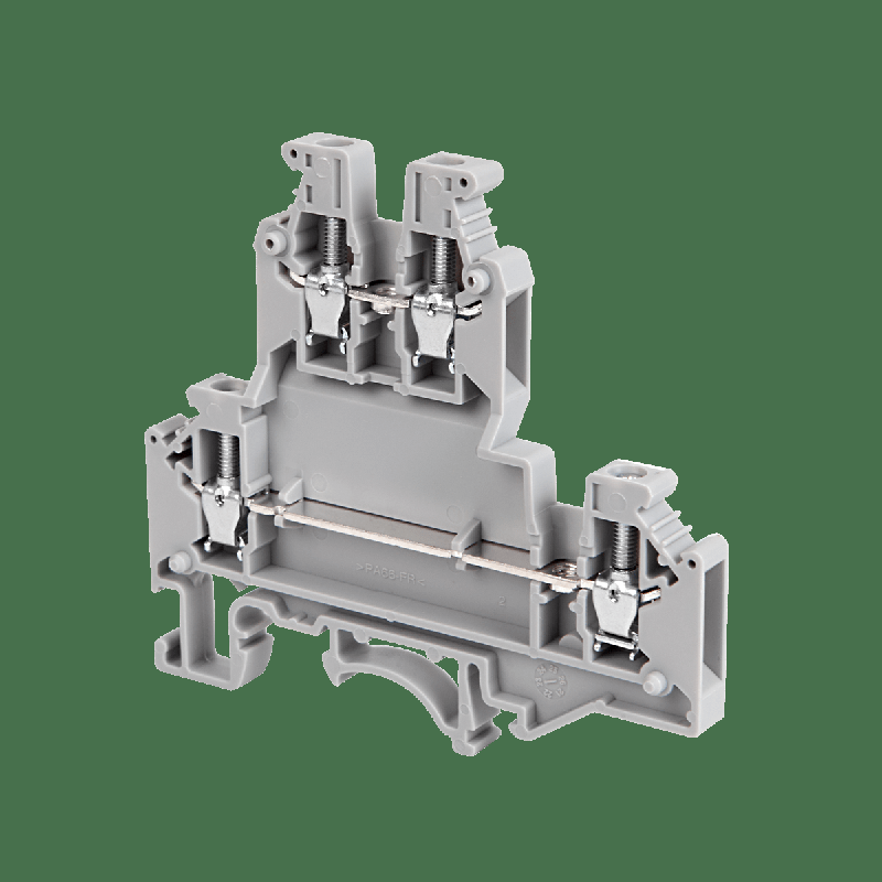 Клемма винтовая двухуровневая удлиненная 2.5кв.мм MTU-D2.5L ОВЕН 136859