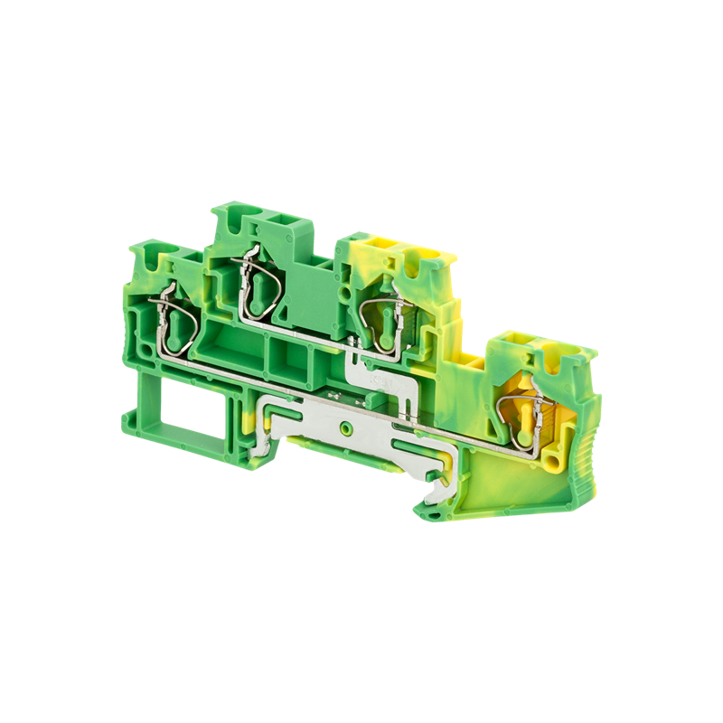 Клемма пружинная двухуровневая "Земля" 4кв.мм MTS-D4PE ОВЕН 136884