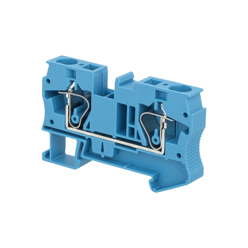 Клемма пружинная проходная 10кв.мм син. MTS-10BL ОВЕН 136894