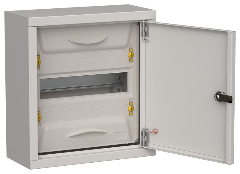 Корпус ЩРн-12 (1х12) TITAN 5 335х310х140 IP31 метал. сер. IEK TI5-50-N-012-31-7035