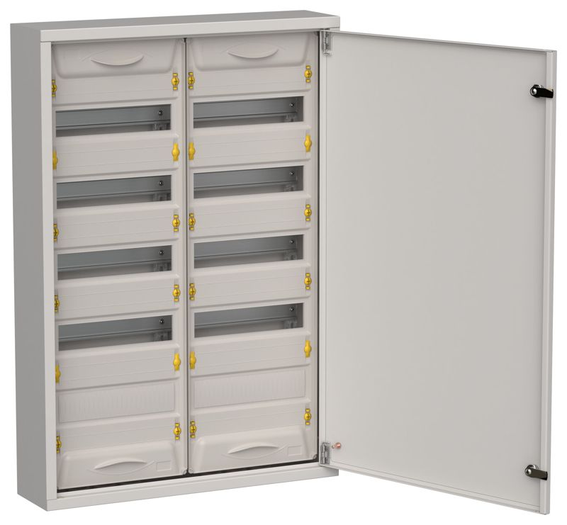 Корпус ЩРн-120 (2х60) TITAN 5 835х570х140 IP31 метал. сер. IEK TI5-50-N-2X060-31-7035