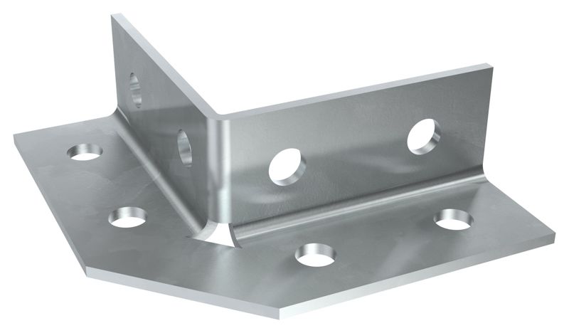 Соединитель угловой 90град. увелич. для STRUT-профиля HDZ IEK CSE12-U-90-HDZ