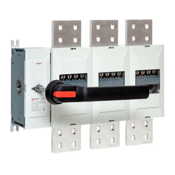 Рубильник-выключатель 3п 3150А с рукояткой управления для прямой установки PowerSwitch EKF psds-3150-3