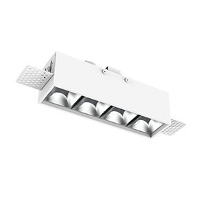 Светильник светодиодный DL-Box Reflect Multi 1x4 trimless 150х43х63 8Вт 3000К 24град. встраив. RAL9003 бел. VARTON V1-R0-00628-20L20-2001030