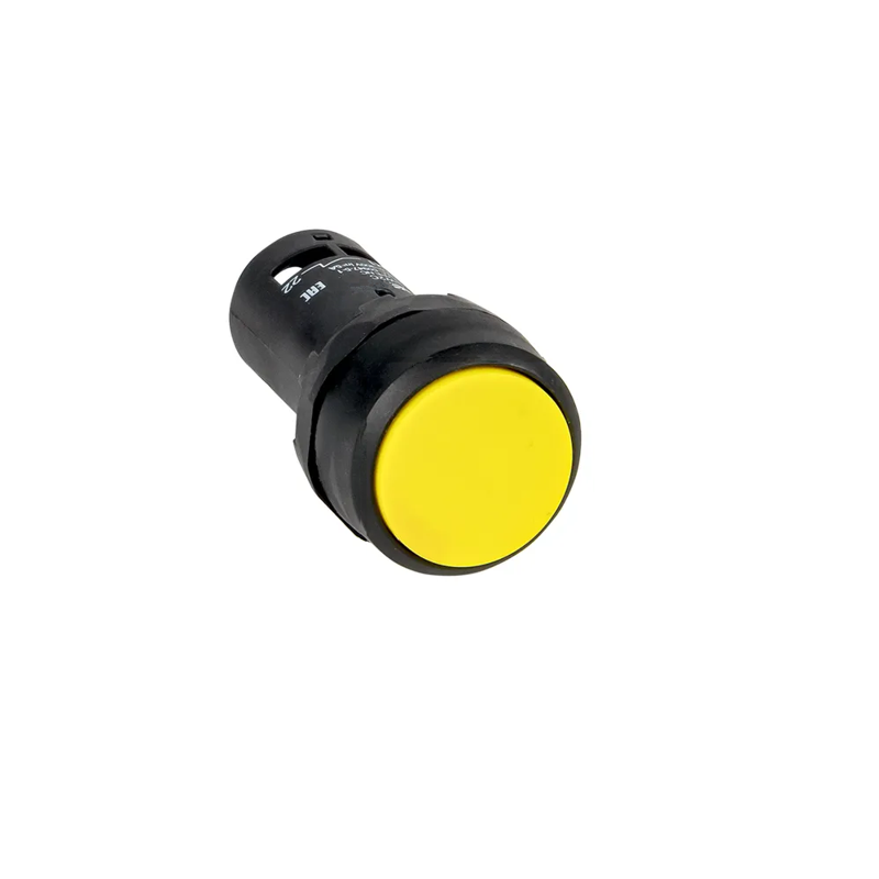 Кнопка с фиксацией OptiSignal Compact D22 С7-PH-510 желт. 1НО XB7NH51 КЭАЗ 362064