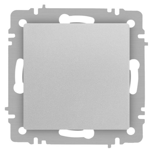 Переключатель 1-кл. СП Accent 6-103-03 10А IP20 250В AL/CU алюм. Intro Б0063443