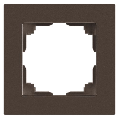 Рамка 1-м СП Accent 6-501-08 бронза Intro Б0063765