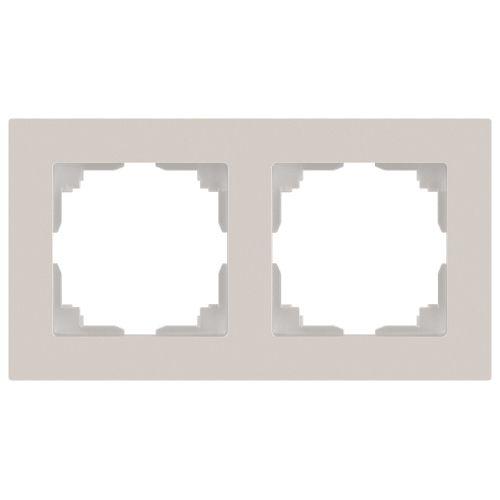 Рамка 2-м СП Accent 6-502-06 перламутр. Intro Б0063768