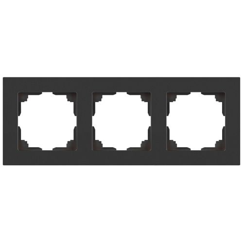 Рамка 3-м СП Accent 6-503-07 графит Intro Б0063791
