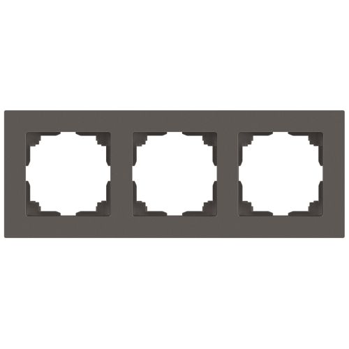 Рамка 3-м СП Accent 6-503-09 титан Intro Б0063793