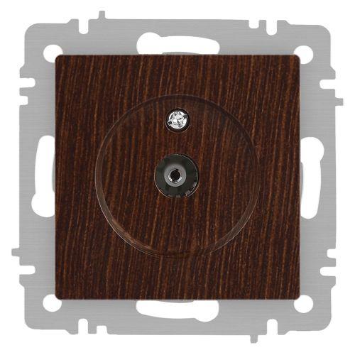 Розетка телевизионная одиночная TV СП Accent 6-301-10 IP20 венге Intro Б0063620