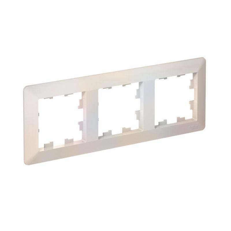 Рамка 3-м AtlasDesign Air жемчуж./дым. бел. SE ATN220403