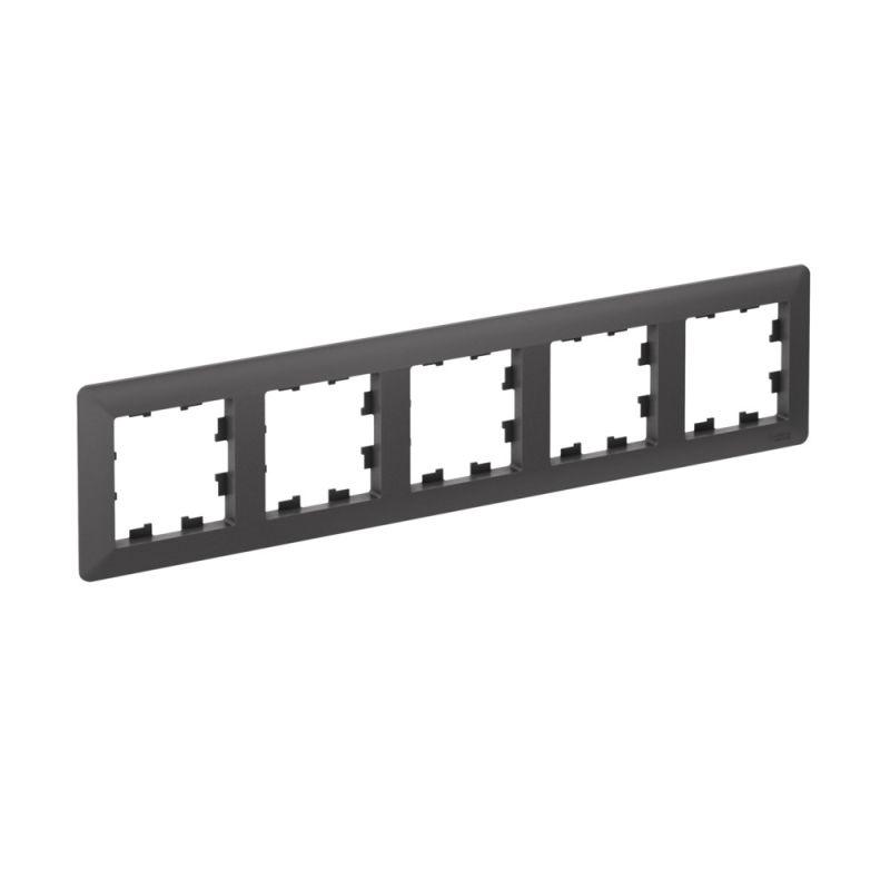 Рамка 5-м AtlasDesign Air базальт/дым. черн. SE ATN221405