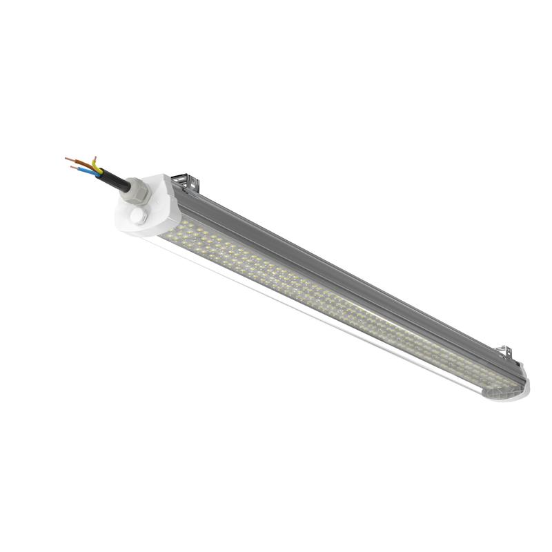 Светильник светодиодный ДСП WP 20 C 30W N 840 L900 900х74х60мм 30Вт 4000К IP66 пылевлагозащ. бел. Русский Свет 27072023729