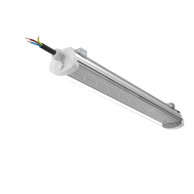 Светильник светодиодный ДСП WP 20 C 20W W 840 L600 EL 600х74х60мм 20Вт 4000К IP66 пылевлагозащ. с БАП 1ч 3Вт с автотест. бел. Русский Свет 27072023786