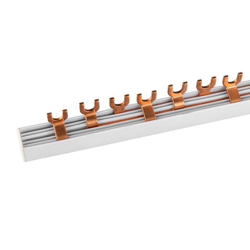 Шина соединительная типа FORK вилка 3Р 63А 1м Rexant 11-2235