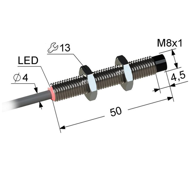 Выключатель бесконтактный PS2-08M50-6N11-K МЕГА-К A8010-79685973