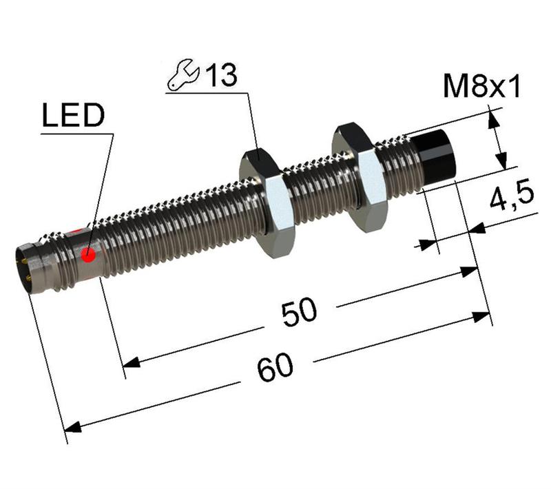 Выключатель бесконтактный PS2-08M60-3N11-C3 МЕГА-К A8010-79689919